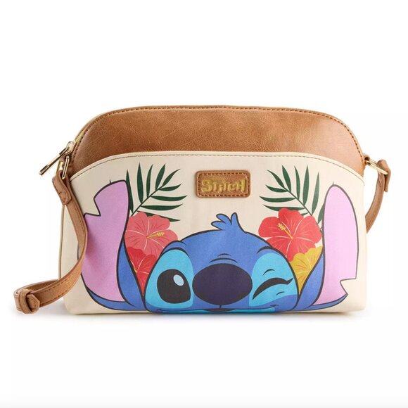 Disney Lilo and Stitch Peek-A-Boo Stitch Crossbody Purse Bag - Picture 1 of 5